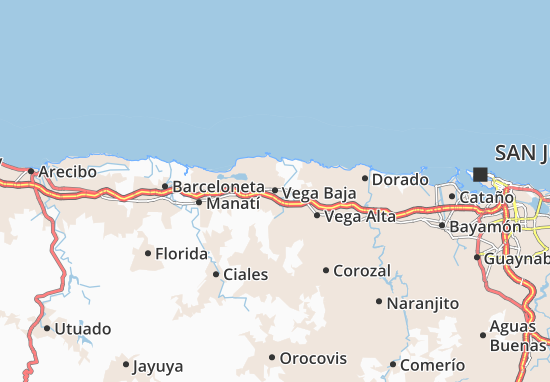 Vega Baja Map