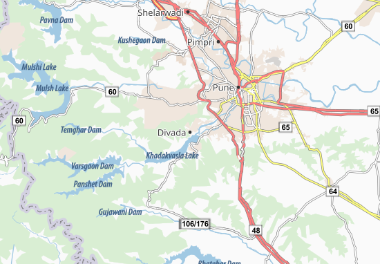 Karte Stadtplan Divada