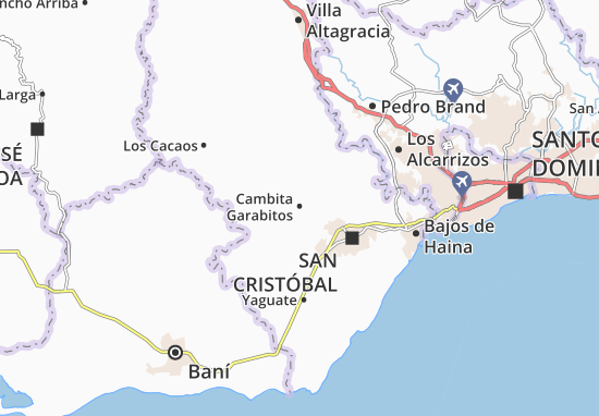 Kaart Plattegrond Cambita Garabitos