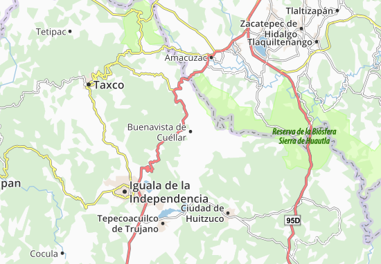 Kaart Plattegrond Buenavista de Cuéllar