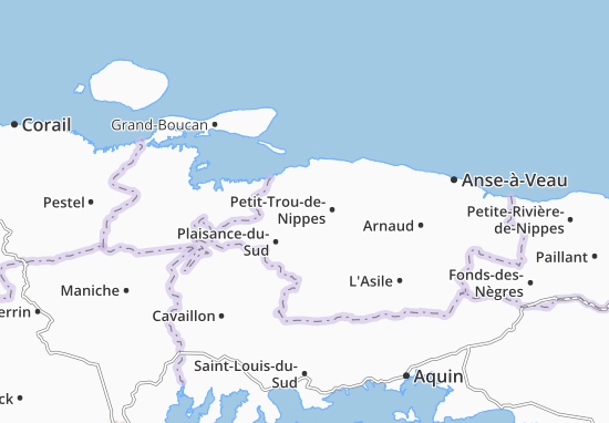 Mapa Petit-Trou-de-Nippes