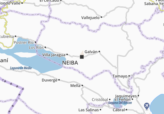 Karte Stadtplan Neiba