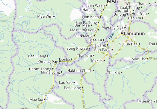 Karte Stadtplan Doi Lo