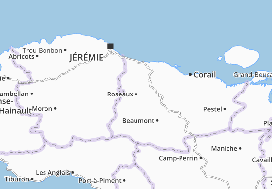 Roseaux Map