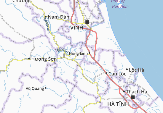 Mapa Thái Yên