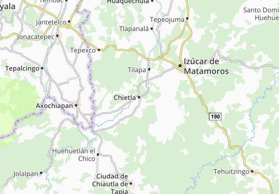 Chietla Map