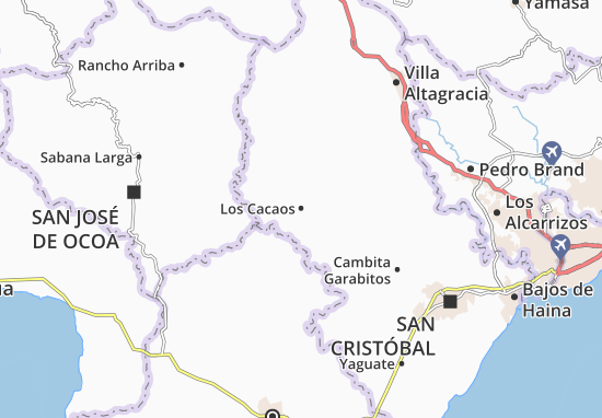 Karte Stadtplan Los Cacaos