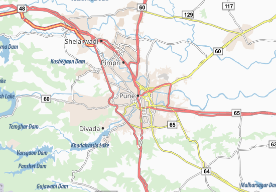 Mapa Pune