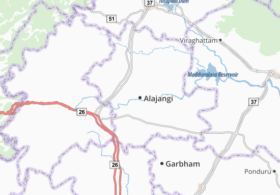 Karte Stadtplan Alajangi