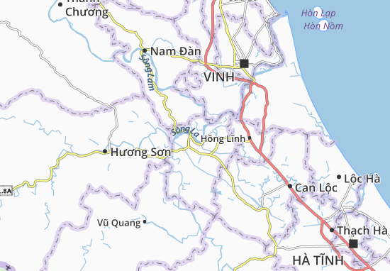Karte Stadtplan Liên Minh
