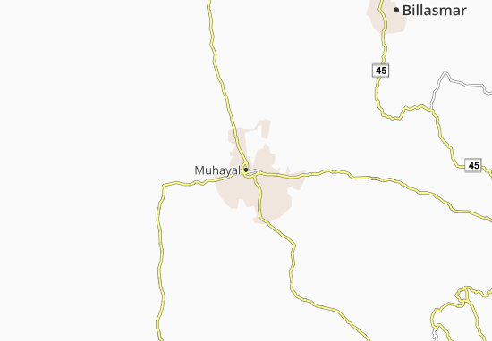 Karte Stadtplan Muhayal