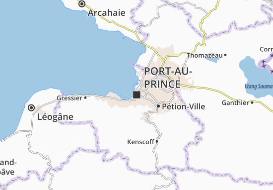 Karte Stadtplan Port-au-Prince