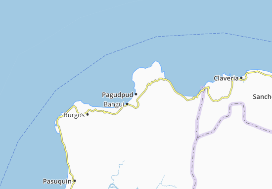 Karte Stadtplan Pagudpud