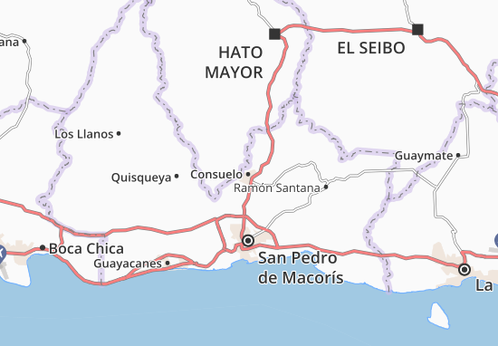 Karte Stadtplan Consuelo
