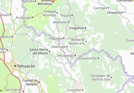 Karte Stadtplan Astacinga