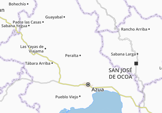Karte Stadtplan Peralta