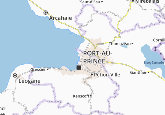 Kaart Plattegrond Cité Soleil