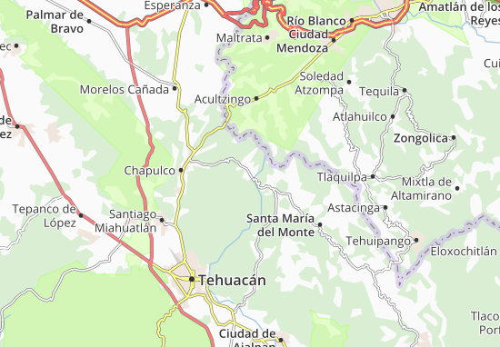 Kaart Plattegrond Nicolás Bravo