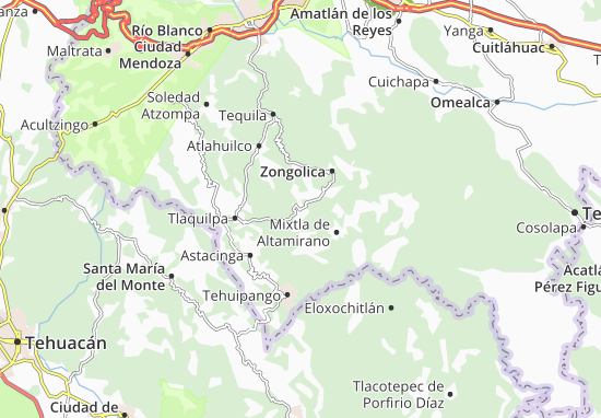 Mapa Texhuacán