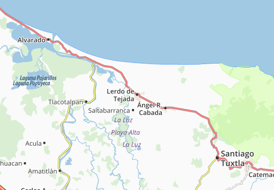 Lerdo de Tejada Map