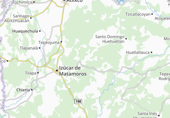 Mapa San Martín Totoltepec