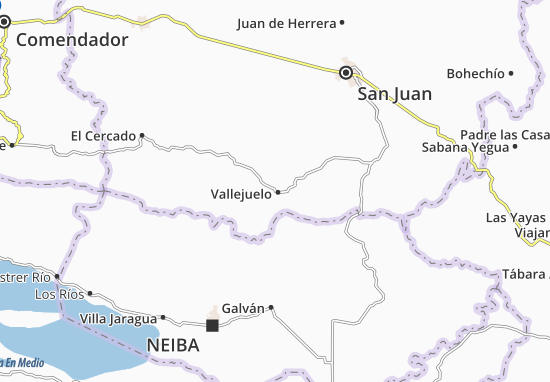 Karte Stadtplan Vallejuelo