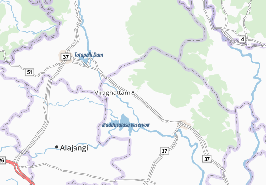 Kaart Plattegrond Viraghattam