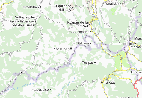 Mapa Zacualpan