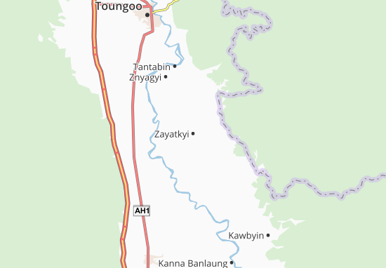 Kaart Plattegrond Zayatkyi
