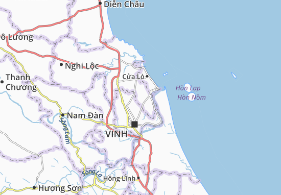 Karte Stadtplan Nghi Phong