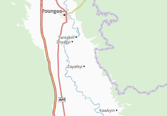 Kaart Plattegrond Hnatangu Shanywa