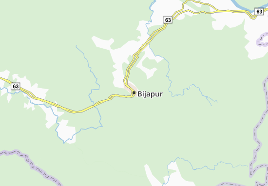 Karte Stadtplan Bijapur