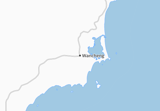 Karte Stadtplan Wancheng