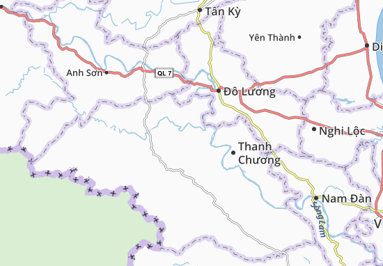 Karte Stadtplan Thanh Liên