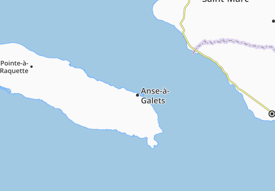 Mapa Anse-à-Galets
