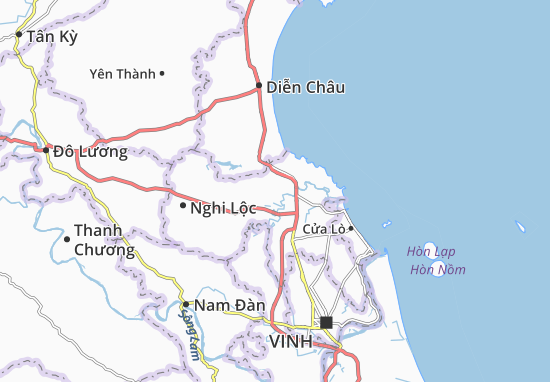 Kaart Plattegrond Nghi Hưng