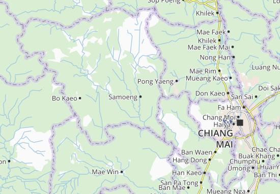 Kaart Plattegrond Samoeng