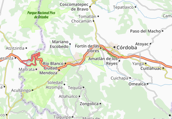 Mapas-Planos Ixtaczoquitlán