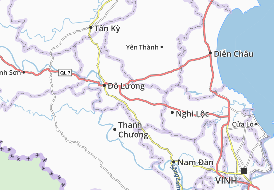 Karte Stadtplan Quang Sơn