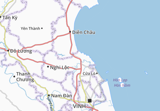 Karte Stadtplan Nghi Yên