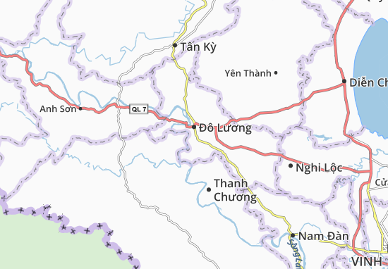 Kaart Plattegrond Đà Sơn