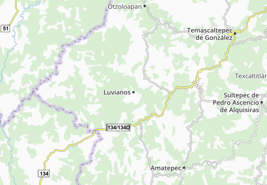 Mapa Luvianos
