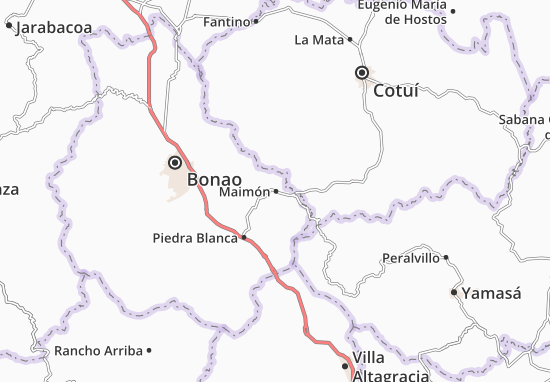 Kaart Plattegrond Maimón