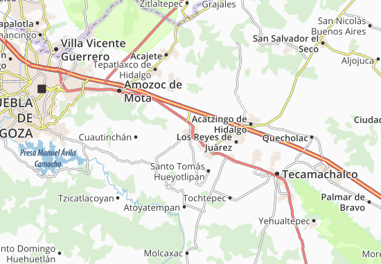 Tepeaca Map