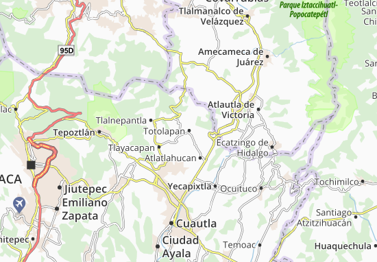 Mapa Totolapan