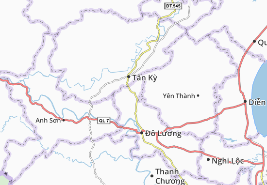 Karte Stadtplan Giang Sơn Đông