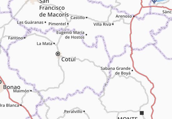 Karte Stadtplan Cevicos