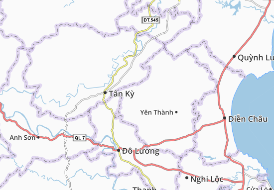 Karte Stadtplan Quang Thành