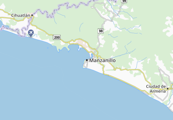 Manzanillo Map