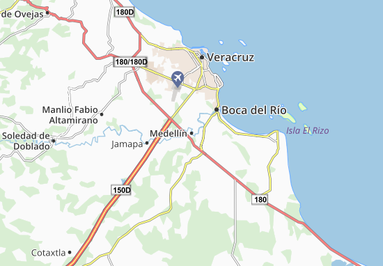 Kaart Plattegrond Medellín